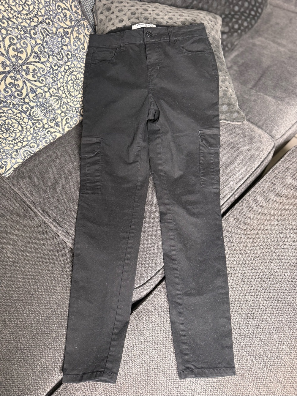 Wax Jean Black Womens Jeggings